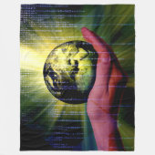 Couverture Polaire MAIN DE DIEU en BINAIRE (Devant)