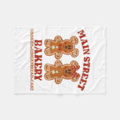 Couverture Polaire Main Street Bakery Cookies Gingerbread Cake Christ (Devant (Horizontal))