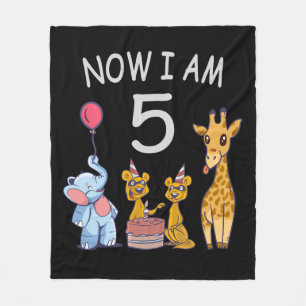 Couverture Polaire Maintenant, j'ai 5 ans 5e anniversaire au Zoo