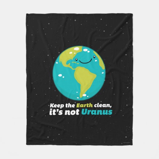 Couverture Polaire Maintenez la terre propre (Devant)