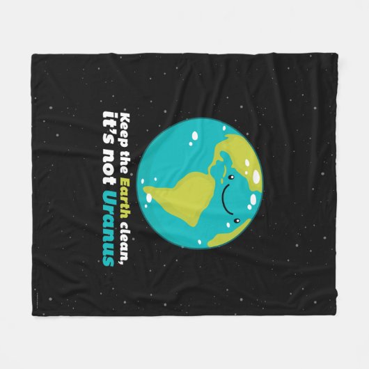 Couverture Polaire Maintenez la terre propre (Devant (Horizontal))