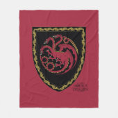 Couverture Polaire MAISON DU DRAGON | Maison Targaryen Crest (Devant)
