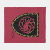 Couverture Polaire MAISON DU DRAGON | Maison Targaryen Crest (Devant (Horizontal))