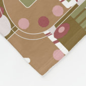 Couverture Polaire Maison en pain d'épices Camper rose (Coin)