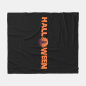 Couverture Polaire Maison Halloween (Devant (Horizontal))
