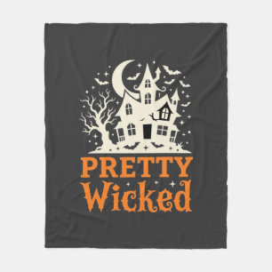Couverture Polaire Maison hantée Halloween Pretty Wicked_1