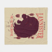 Couverture Polaire Maison Lannister - Entendez-moi Roar (Devant (Horizontal))