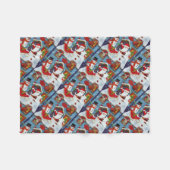 Couverture Polaire Maison père Noël (Devant (Horizontal))