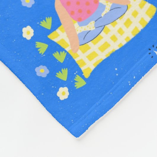 Couverture Polaire Maison personnalisée Sweet Home (Coin)