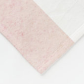 Couverture Polaire Maison rose pâle Maison douce (Coin)
