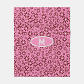 Couverture Polaire Maisonnettes Simple Design Moderne (Devant)