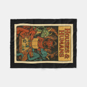 Couverture Polaire Maisons Et Humains Drôle Rpg Gamer Jeu Nerd Hommes (Devant (Horizontal))