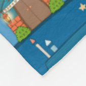 Couverture Polaire Maisons mignonnes (Coin)