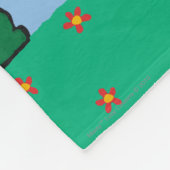 Couverture Polaire Maisy et bascule pointillée au terrain de jeu (Coin)