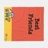 Couverture Polaire Maisy et Cyrille Snacktime à la plage (Devant (Horizontal))