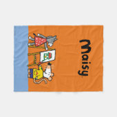 Couverture Polaire Maisy et peinture pointillée à l'école maternelle (Devant (Horizontal))