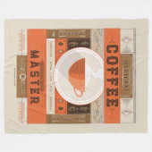 Couverture Polaire Maître officiel de Brew de café (Devant (Horizontal))