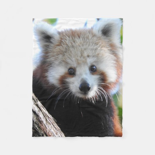 Couverture Polaire Maiya le panda rouge (Devant)