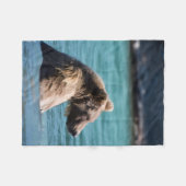 Couverture Polaire Majestic Alaskan Brown Bear (Devant (Horizontal))