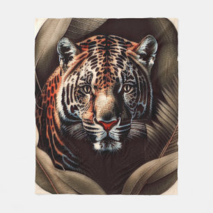 Couverture Polaire Majestic Jaguar - Roi De La Jungle