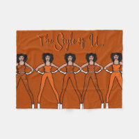 Majorette / Danseuse Blanche polaire Brûlé orange
