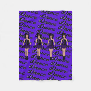 Couverture Polaire Majorette / Danseuse Blanche polaire Violet