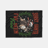 Couverture Polaire Make Christmas Great Again Xmas Funny Trump Pajama (Devant (Horizontal))