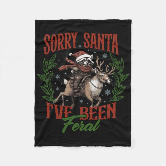 Couverture Polaire Make Christmas Great Again Xmas Funny Trump Pajama (Devant)