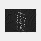 Couverture Polaire Make Heaven Crowded Cross - Minimalist Christian R (Devant (Horizontal))