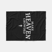 Couverture Polaire Make Heaven Crowded Cross - Minimalist Christian R (Devant (Horizontal))