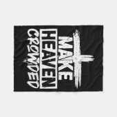 Couverture Polaire Make Heaven Crowded Cross - Minimalist Christian R (Devant (Horizontal))