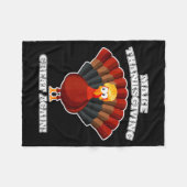 Couverture Polaire Make Thanksgiving Great Again Turkey Trump Funny T (Devant (Horizontal))