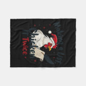 Couverture Polaire Makin A List Chicken It Twice Funny Chicken Christ (Devant (Horizontal))