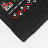 Couverture Polaire Making A Fist Checking You Twice Ugly Ice Hockey C (Coin)