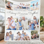 Couverture Polaire Making Memories Together Photo Collage Keepsake
