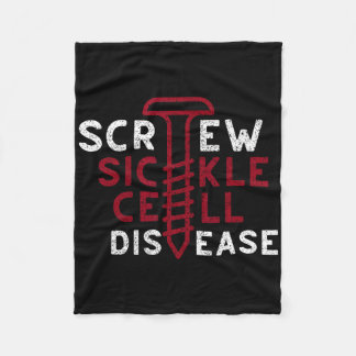 Couverture Polaire Maladie de la faucille Vintage Vis Retro Canc