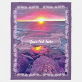 Couverture Polaire Malecon Sunset 0911 (Devant)