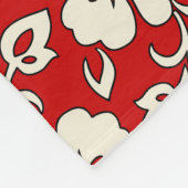 Couverture Polaire Malia Hibiscus Hawaii Pareau Imprimer (Coin)