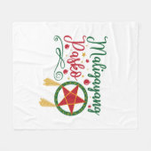 Couverture Polaire Maligayang Pasko Philippines Noël Philippines (Devant (Horizontal))