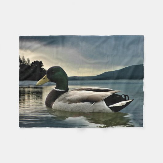 Couverture Polaire Mallard Duck (Devant (Horizontal))