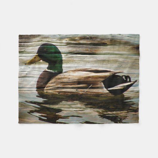 Couverture Polaire Mallard Duck (Devant (Horizontal))