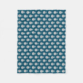 Couverture Polaire Malshi Turquoise (Devant)
