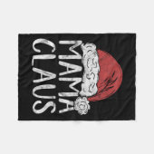 Couverture Polaire Mama Claus Costume de Noël Cadeau Père Noël Corres (Devant (Horizontal))