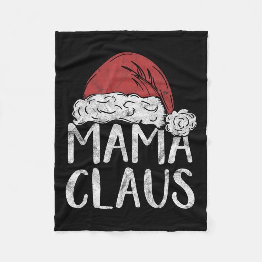 Couverture Polaire Mama Claus Costume de Noël Cadeau Père Noël Corres (Devant)