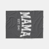 Couverture Polaire Mama Est 1941 Mom D Mothers Day Ized  (Devant (Horizontal))