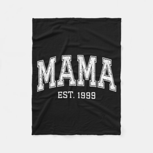 Couverture Polaire Mama Est 1999 Mom D Mothers Day Ized  (Devant)