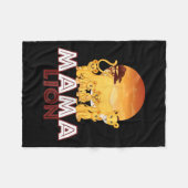 Couverture Polaire Mama Lion (Devant (Horizontal))