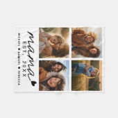 Couverture Polaire Mama mères jour 4 photos (Devant (Horizontal))