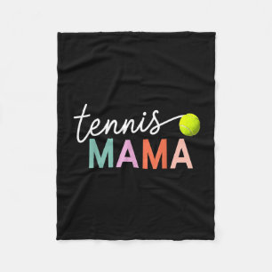 Couverture Polaire Mama tennis maman joueur de tennis cadeau fête des