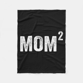 Couverture Polaire Maman2 maman de 2 enfants garçons filles mère